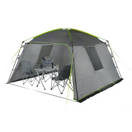 High Peak Cabana Gris, Gris clair, Citron vert Tente familiale