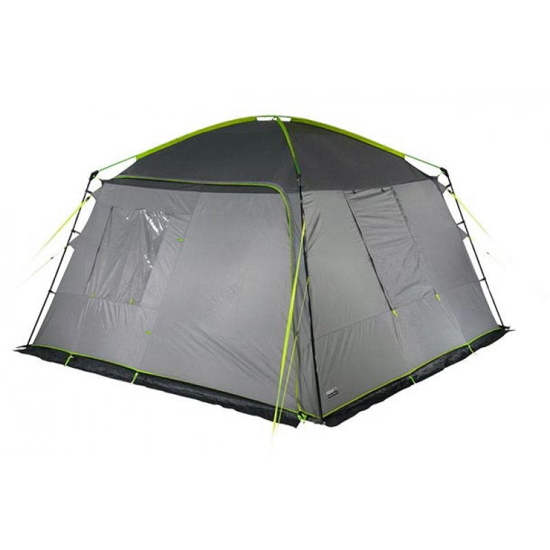 High Peak Cabana Gris, Gris clair, Citron vert Tente familiale