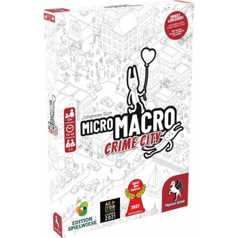 Pegasus Spiele MicroMacro: Crime City Board game Deduction
