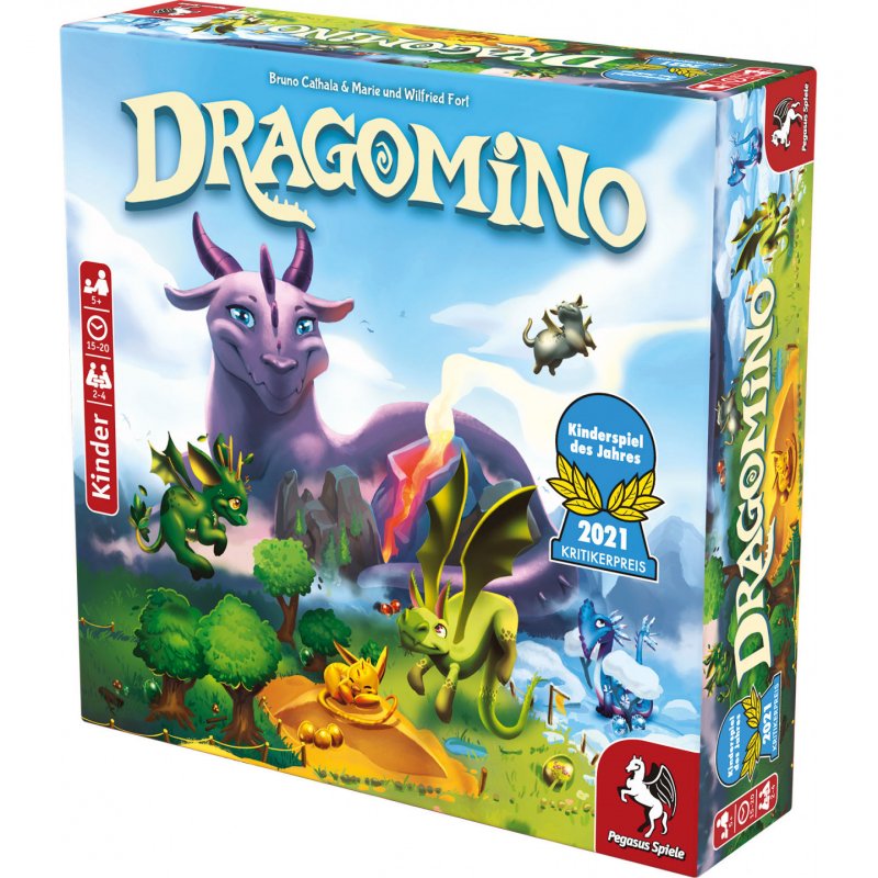 Pegasus Spiele Dragomino Kinderspiel 20 min Board game Role-playing