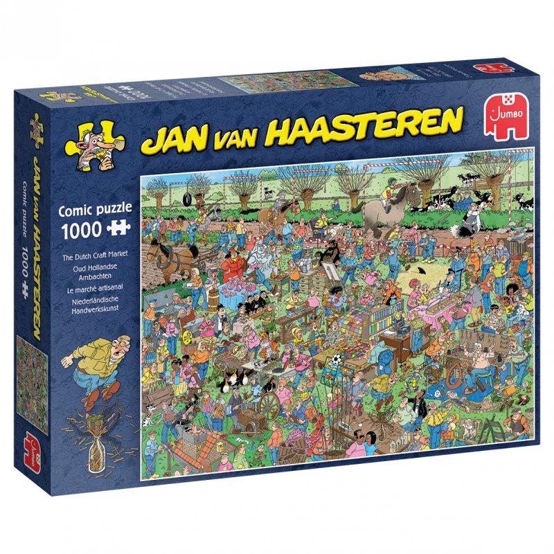 Jan van Haasteren The Dutch Craft Market 1000 pcs Jeu de puzzle 1000 pièce(s)