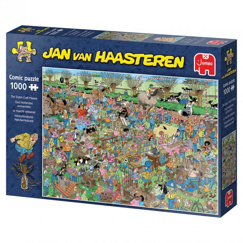 Jan van Haasteren The Dutch Craft Market 1000 pcs Jigsaw puzzle 1000 pc(s)