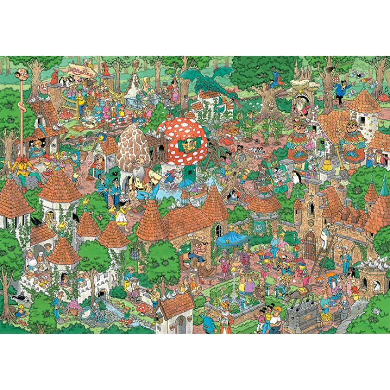 Jan van Haasteren Efteling, Sprookjesbos 1000 stukjes Jigsaw puzzle 1000 pc(s) Comics