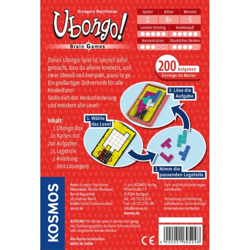 Kosmos 69524 jeu de société Puzzle