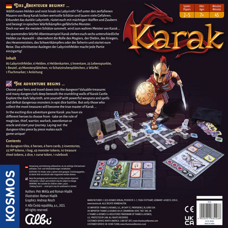 Kosmos Karak Board game Role-playing