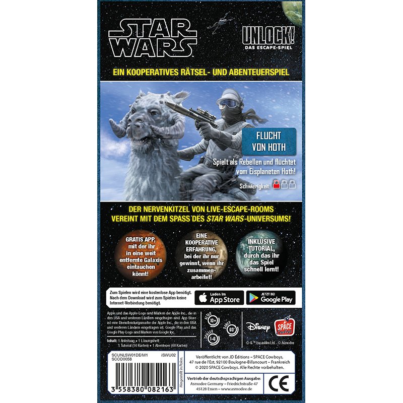 Asmodee Unlock! Star Wars Card Game Card exchange