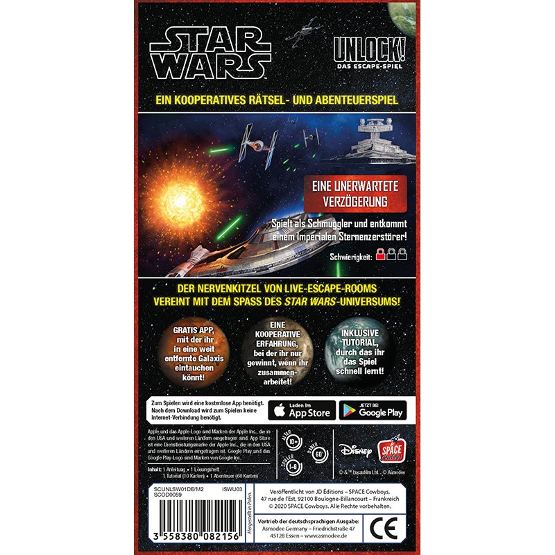 Asmodee Unlock! Star Wars Card Game Card exchange