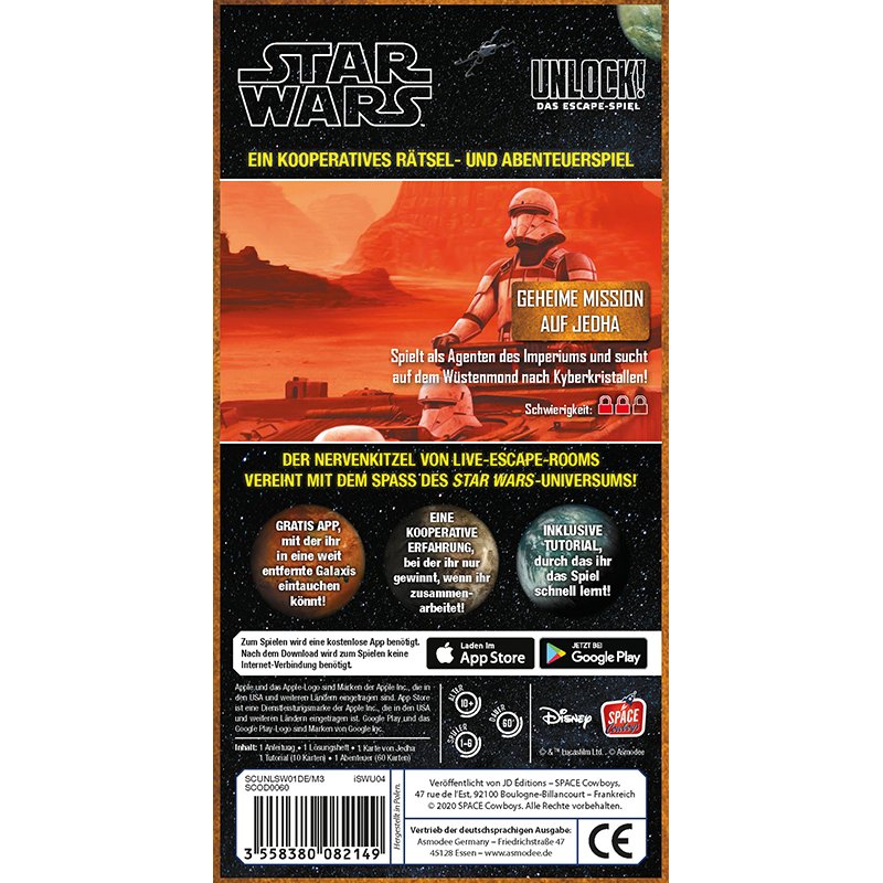 Asmodee Unlock! Star Wars Jeu de cartes A collectionner