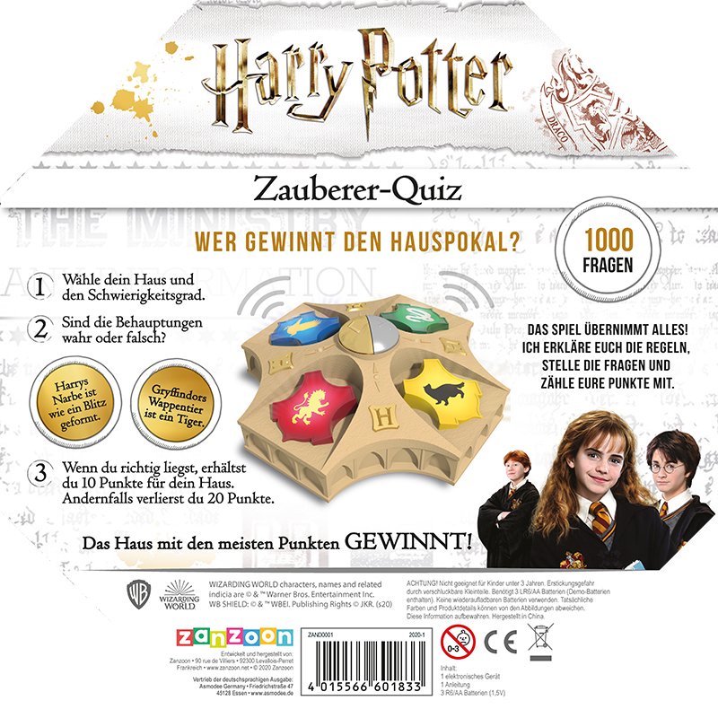 Asmodee Harry Potter Board game Concentration