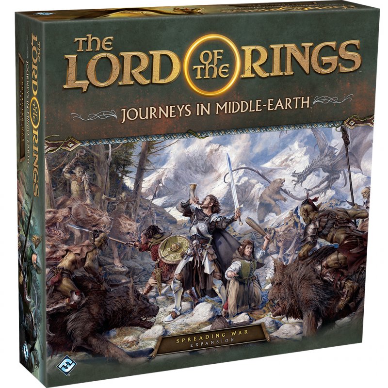 Fantasy Flight Games Lord Of The Rings Journeys In Middle-earth: Spreading War Extension de jeu de société Jeu de rôl