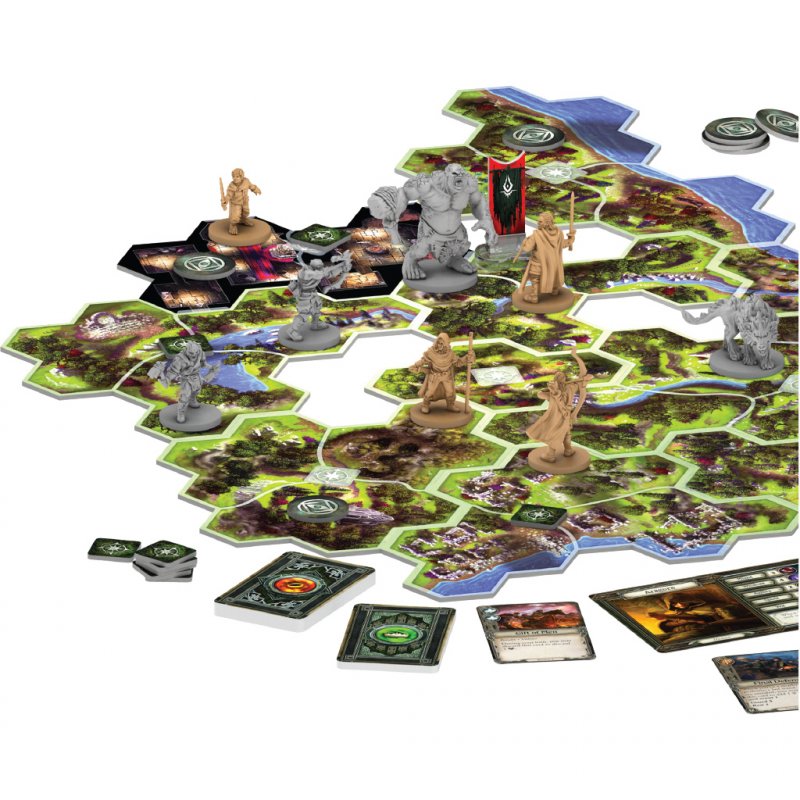 Fantasy Flight Games Lord Of The Rings Journeys In Middle-earth: Spreading War Extension de jeu de société Jeu de rôl