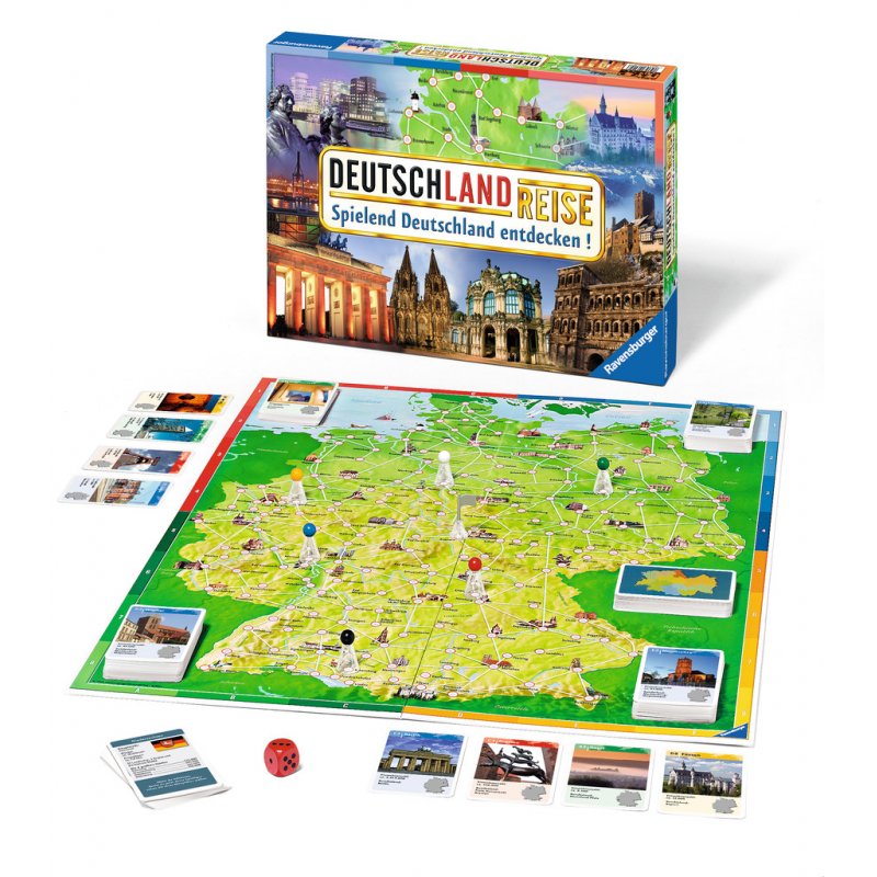 Ravensburger Deutschlandreise Jeu de société Voyage/aventure