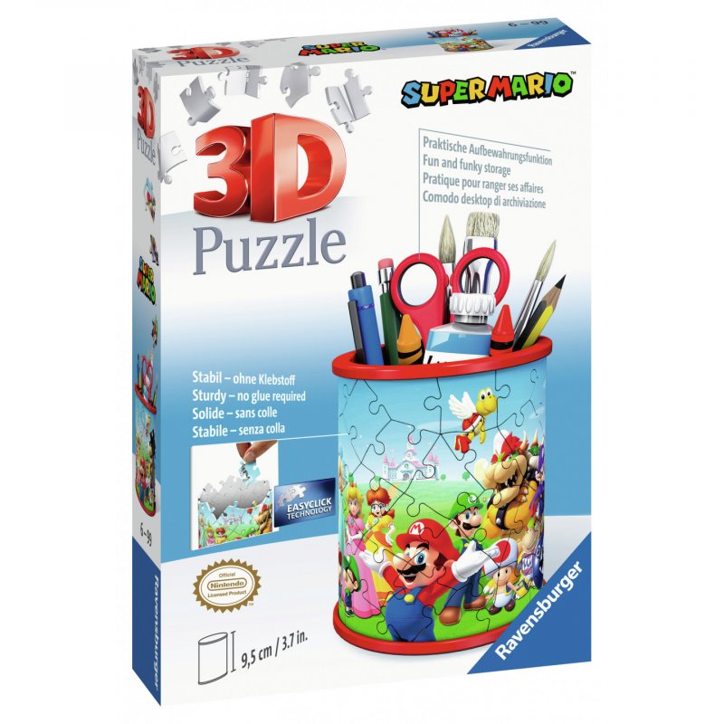 Ravensburger Puzzle 3D Pot à crayons - Super Mario