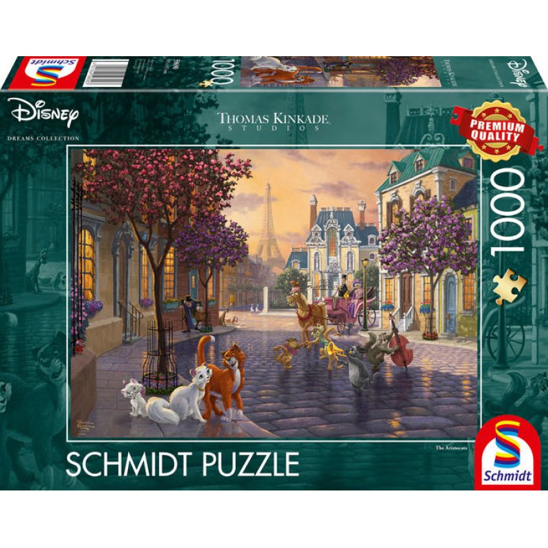 Schmidt Spiele Disney The Aristocats Contour puzzle 1000 pc(s) Animals