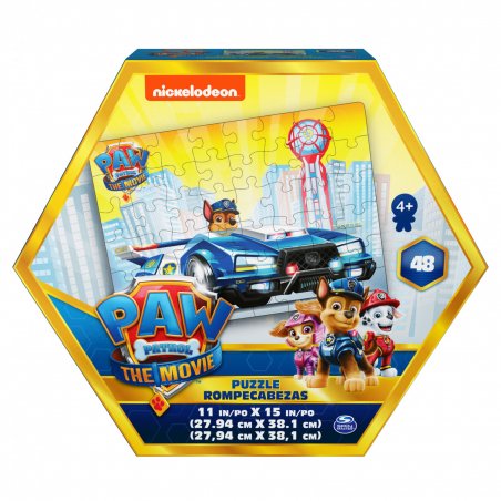 PAW Patrol La Pat' Patrouille : Le Film, Puzzle de 48 pièces, pour les enfants à partir de 4 ans, Chase