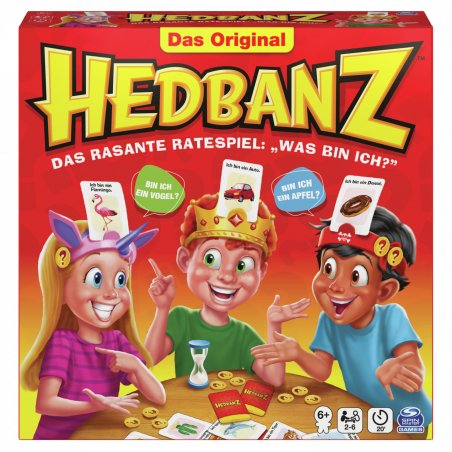 Spin Master Games Jeu de devinettes Hedbanz pour les enfants et les familles