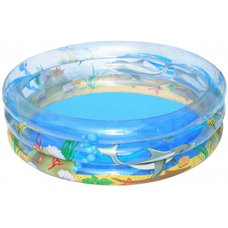 Bestway Inflatable Transparent Sea Life Pool Φ1.5m x H53cm