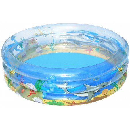 Bestway Inflatable Transparent Sea Life Pool Φ1.5m x H53cm
