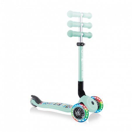 Globber JUNIOR FOLDABLE FANTASY LIGHTS Enfants Trottinette à trois roues Bleu