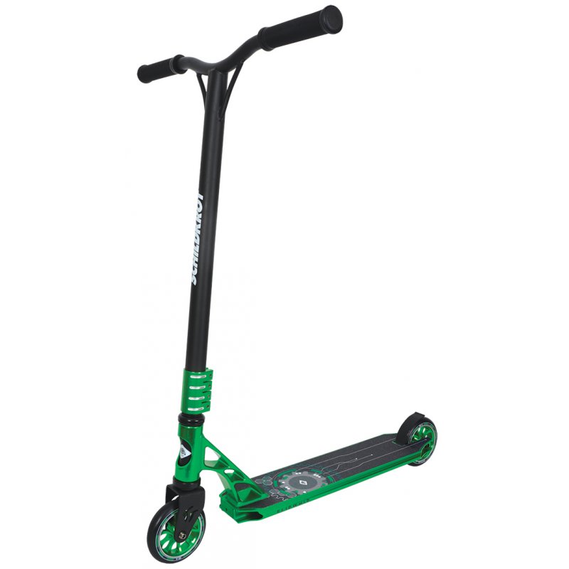 Schildkröt Funsports Flipwhip Universel Trottinette Stunt Noir, Vert