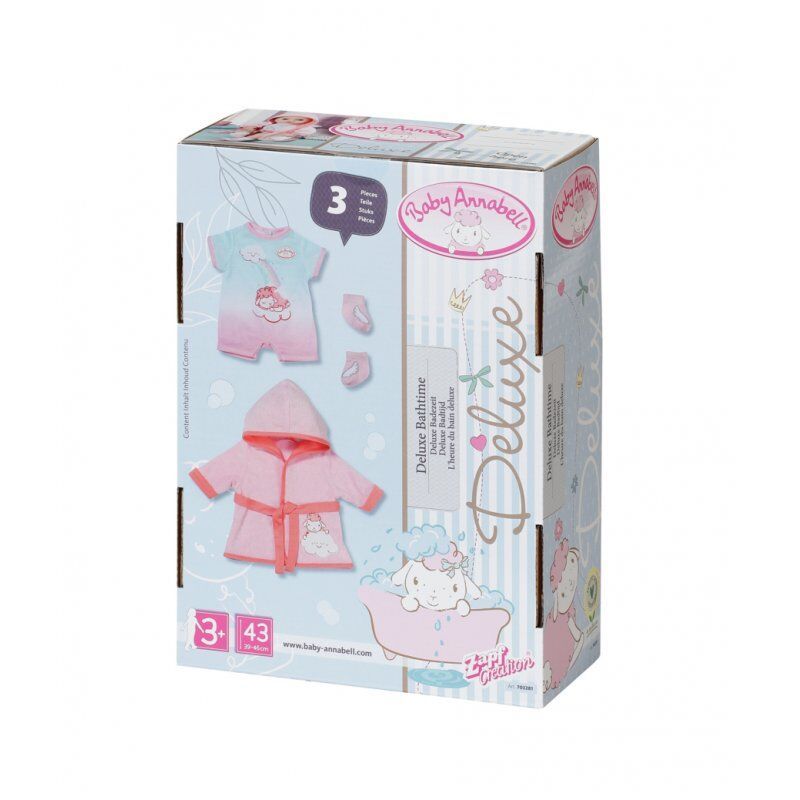 Baby Annabell Deluxe Bath Time Doll bathtub set