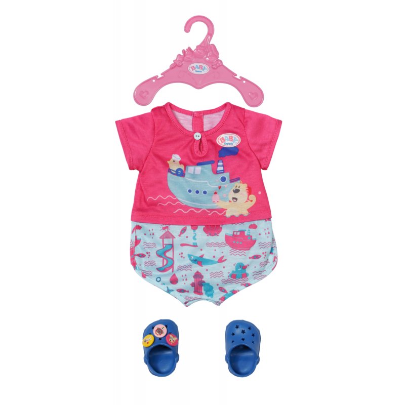 BABY born Bath Pyjamas with Shoes Ensemble d'habits de poupée