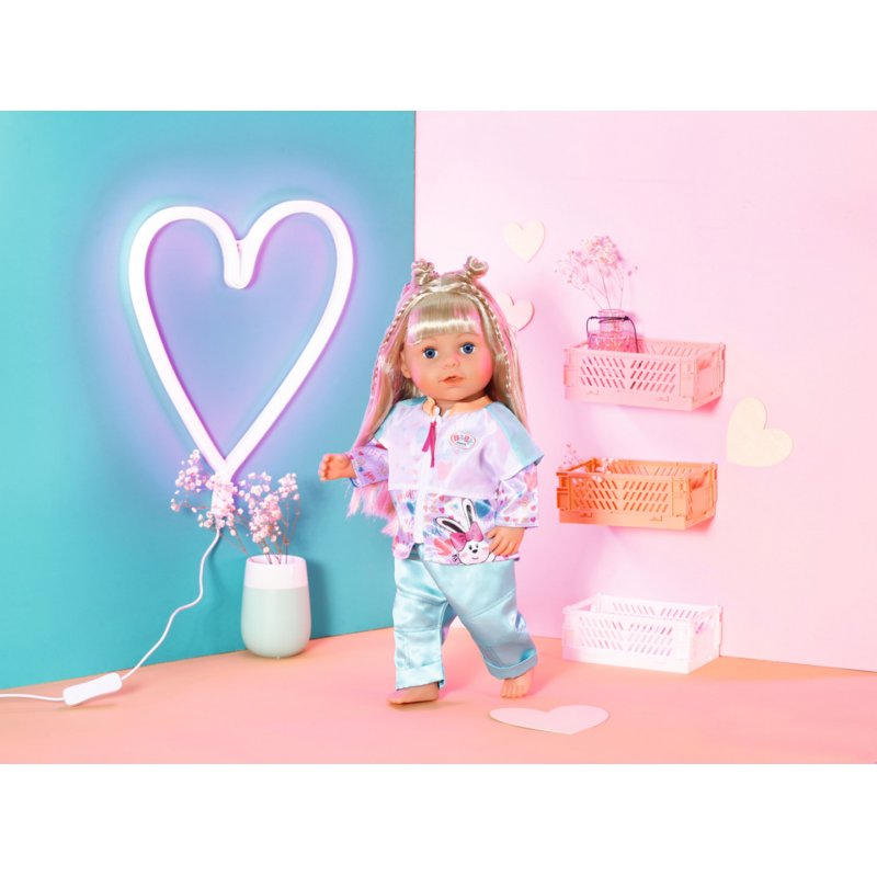 BABY born Casual Outfit Aqua Doll clothes set
