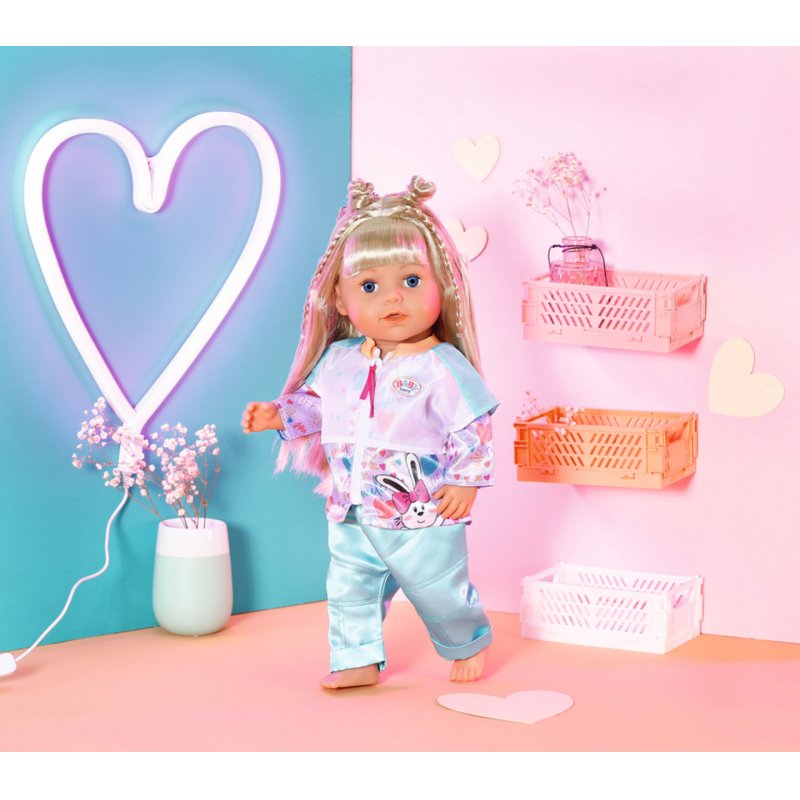 BABY born Casual Outfit Aqua Doll clothes set