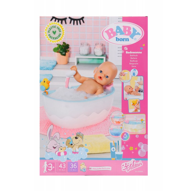 BABY born Bath Bathtub Baignoire de poupée