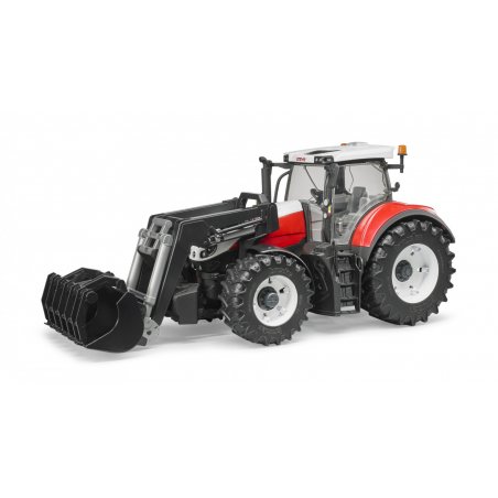 BRUDER Steyr 6300 Terrus CVT mit Frontl. | 03181