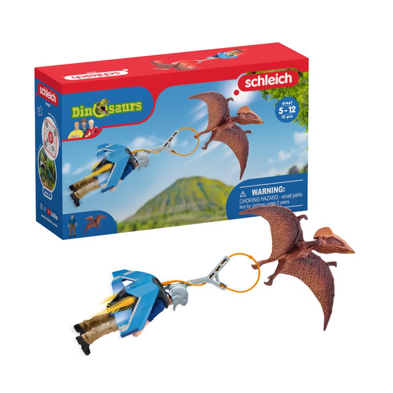 schleich Dinosaurs Poursuite en jetpack