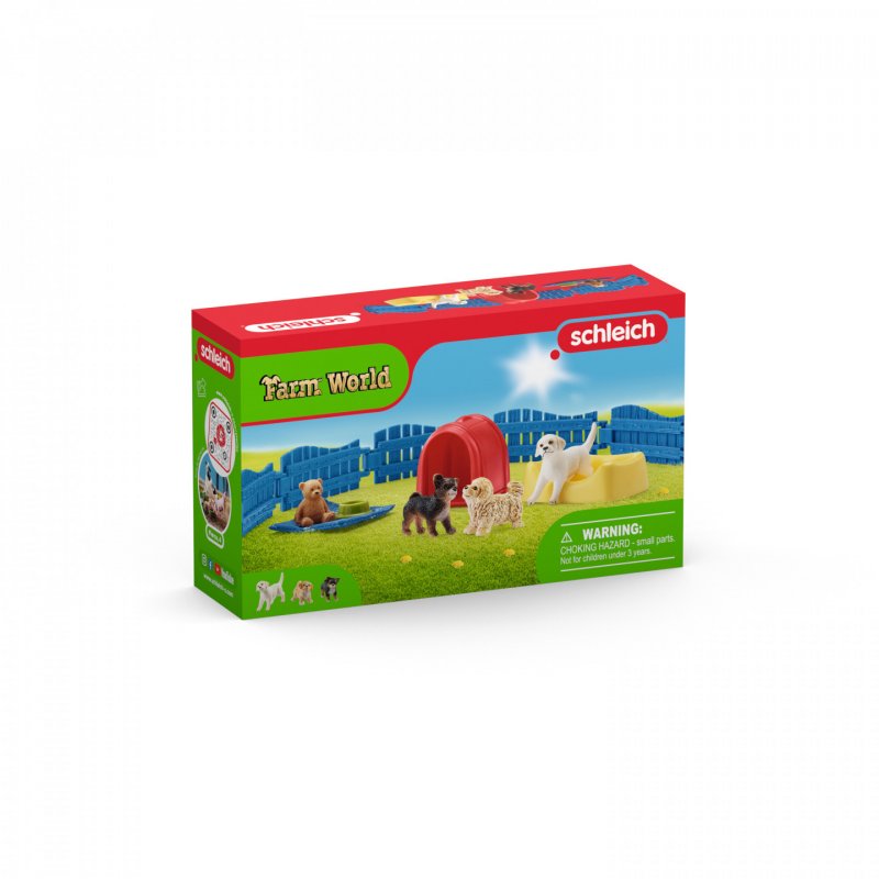 schleich Farm World Enclos à chiots
