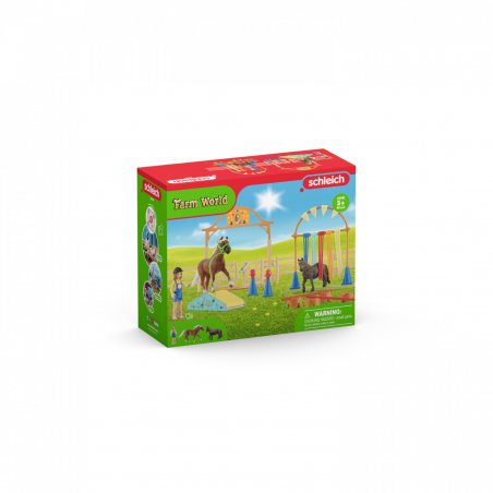 schleich Entraînement d'agility pour poney