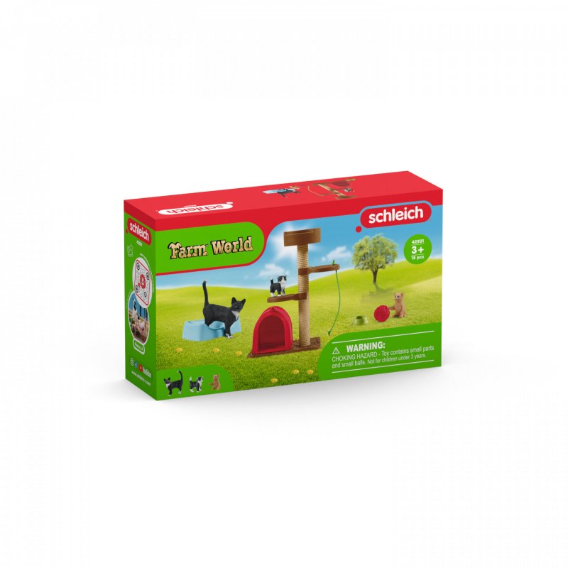 schleich Farm World Playtime for cute cats
