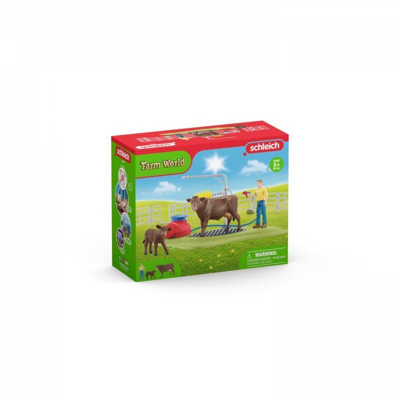 schleich Farm World Happy Cow Wash