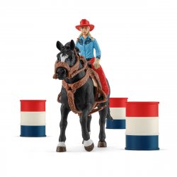 Schleich FW Barrel Racing mit Cowgirl | 42576