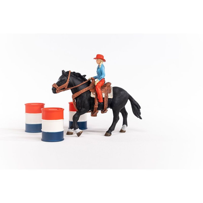 Schleich FW Barrel Racing mit Cowgirl | 42576