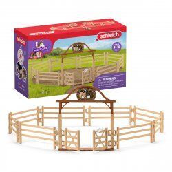 Schleich HC Pferdekoppel mit Eingangstor | 42434