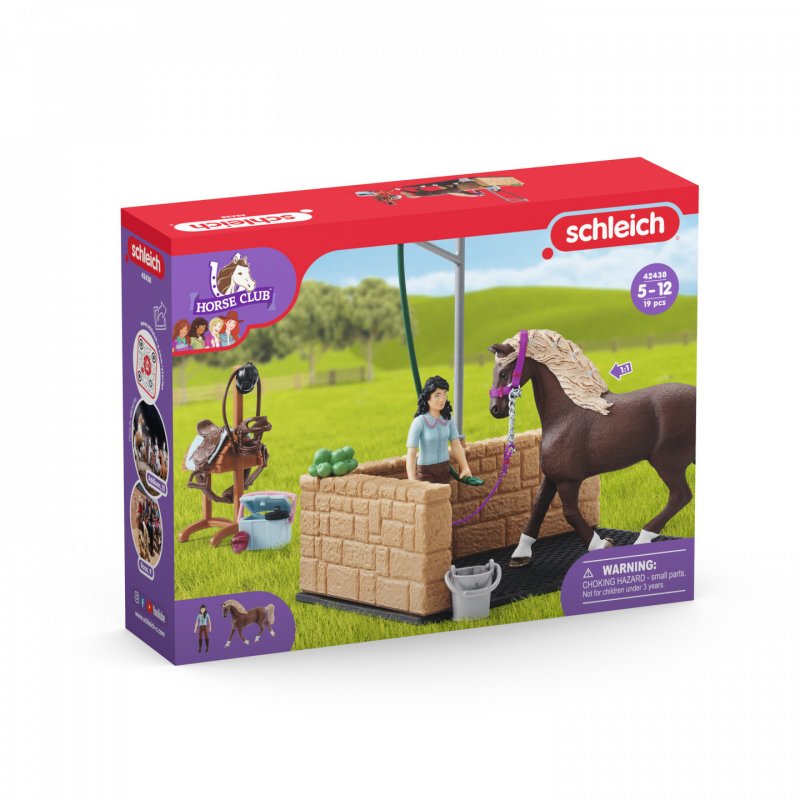 schleich HORSE CLUB Washing Area with Emily & Luna