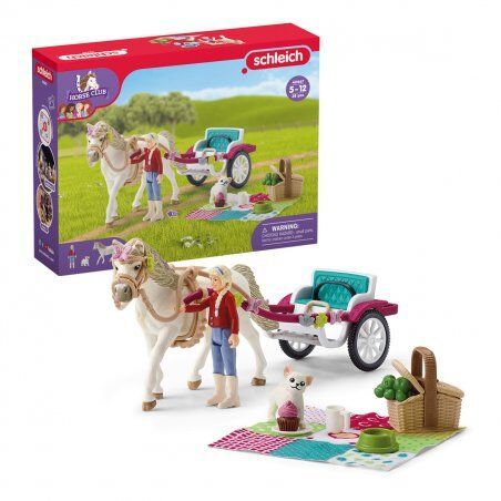 schleich HORSE CLUB Calèche pour le spectacle équestre