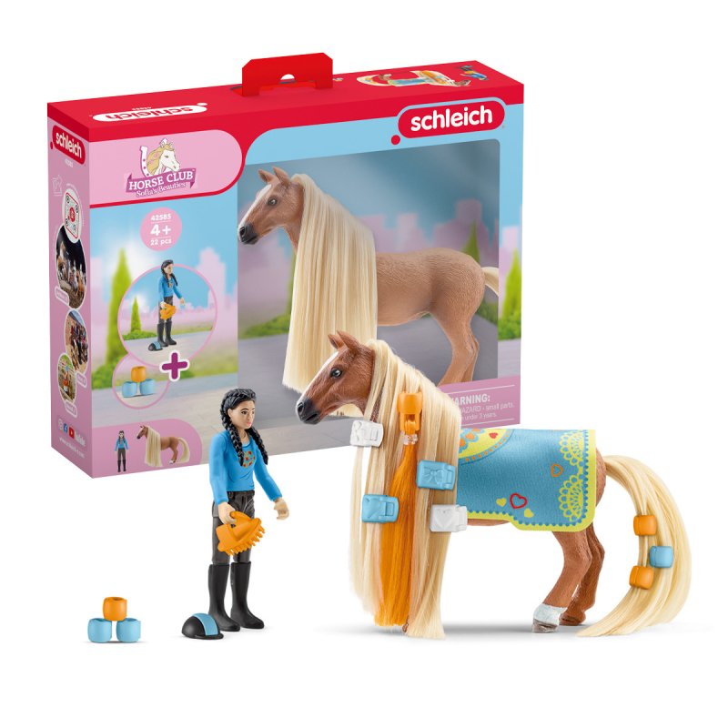 schleich HORSE CLUB Sofia’s Beauties Starter Set Kim & Caramelo - Sofias' Beauties