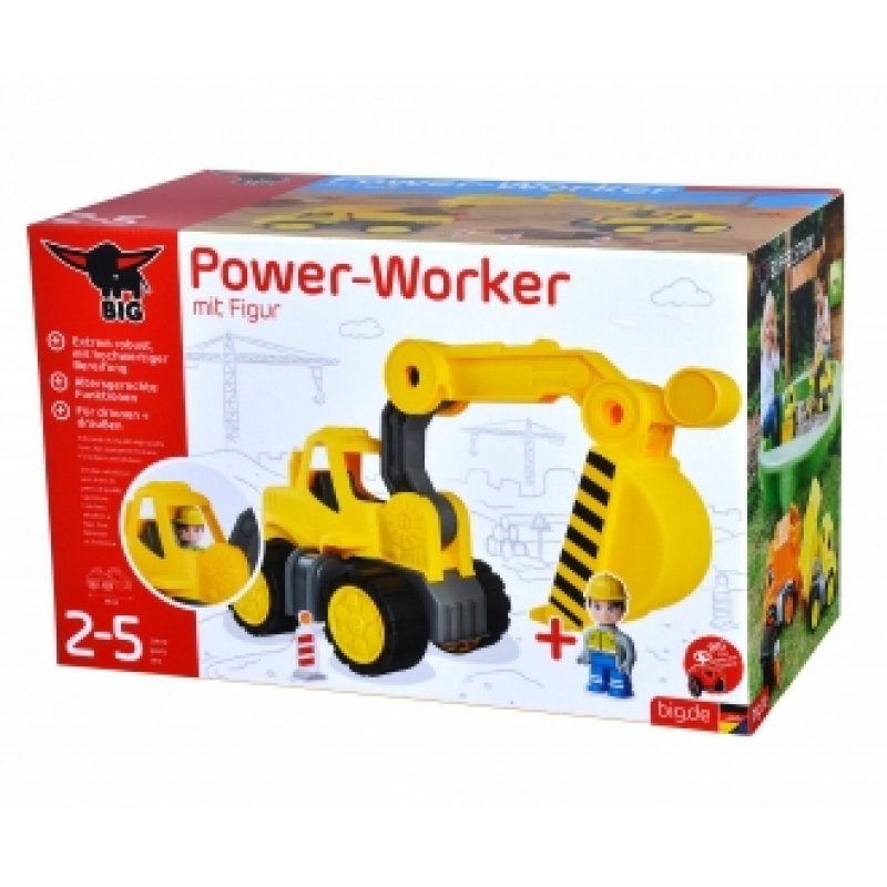 BIG Power-Worker Digger + Figurine