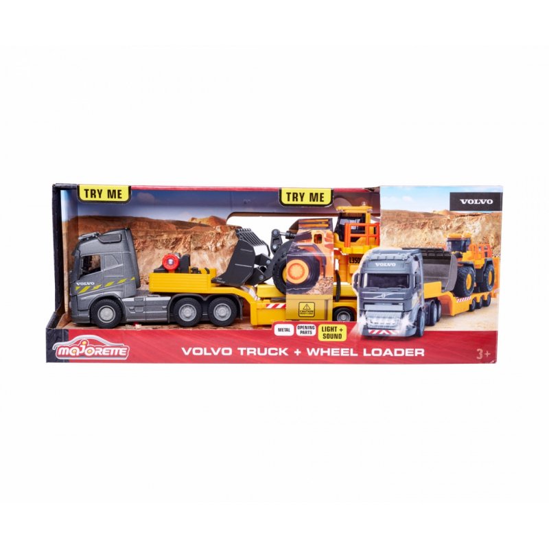 Majorette Volvo Truck + Wheel Loader | 213726000