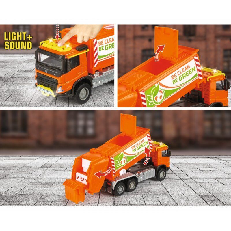Majorette Volvo Truck Garbge Collector