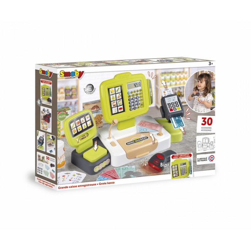 Smoby elektronische Supermarktkasse XL | 7600350114
