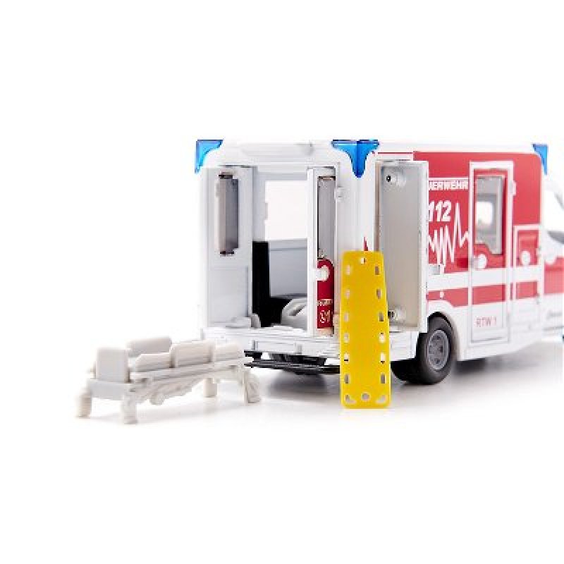 Siku Mercedes-Benz Sprinter Miesen Type C Ambulance Modèle d’ambulance Pré-assemblé 1:50