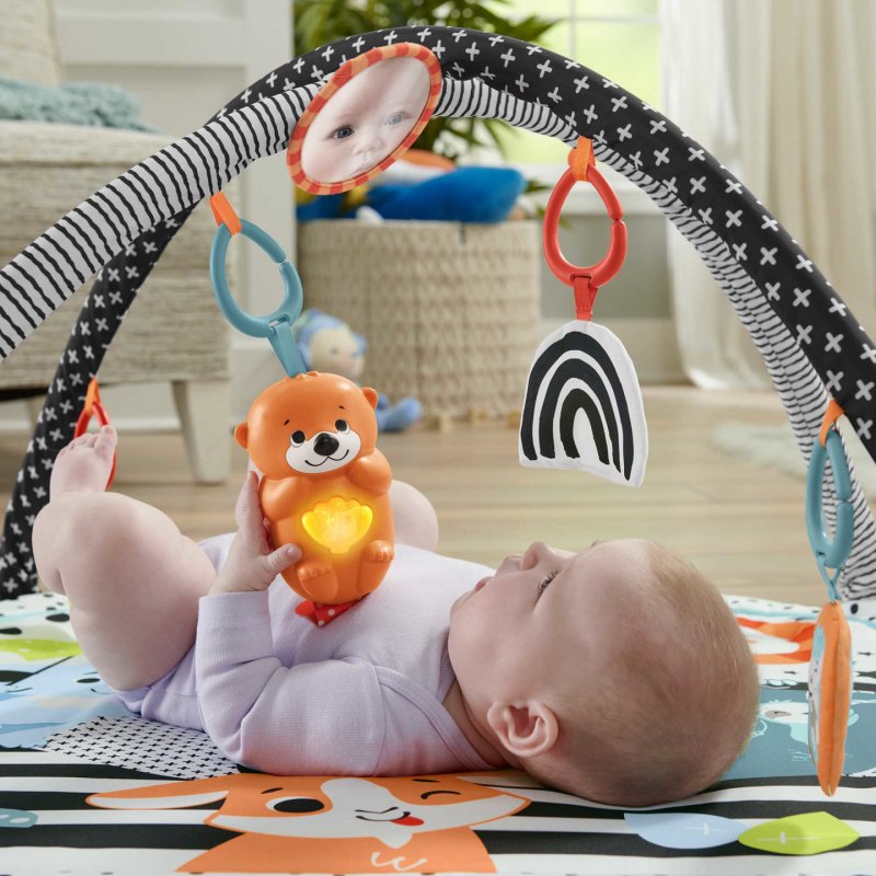 Fisher-Price 3-In-1 Music, Glow And Grow Gym