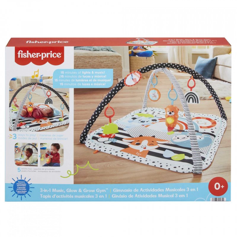 Fisher-Price Mon Tapis Sensoriel 3-En-1