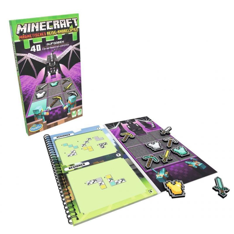 ThinkFun Minecraft – Das magnetische Reisespiel ThinkFun Minecraft Jeu de cartes Dedicated (proprietary)