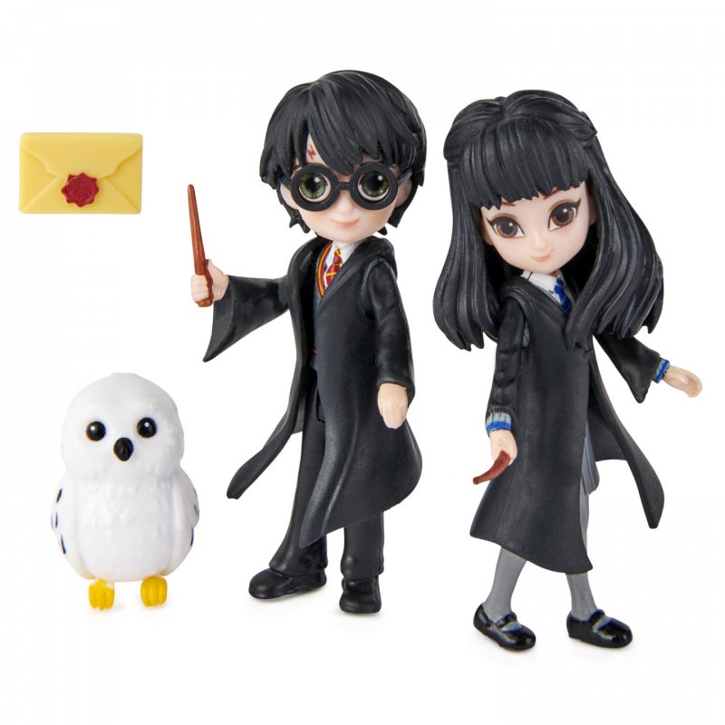 Wizarding World HARRY POTTER - PACK AMITIÉ MAGICAL MINIS HARRY & CHO - Coffret Amitié 2 Figurines Poupées Articulées